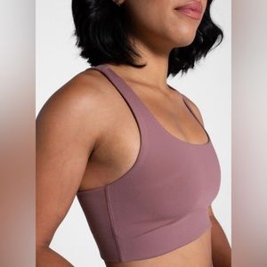 Girlfriend Collective Paloma Racerback Bra Dusty Rose